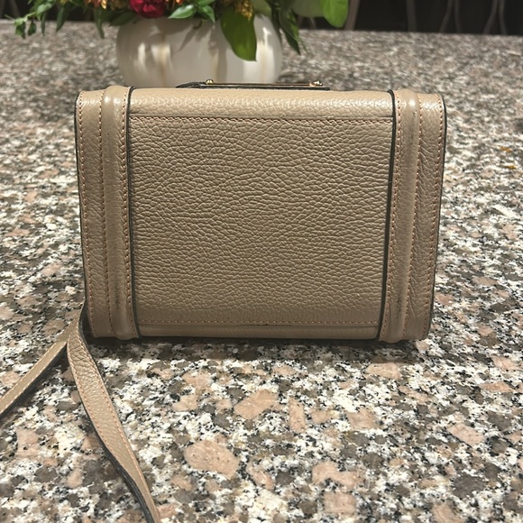 Valentino Milano Crossbody Bag | Beige/Tan Leather - Picture 4 of 6